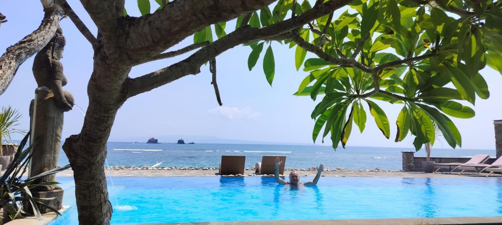 Ganesh Beach Hotel Candidasa Exterior foto